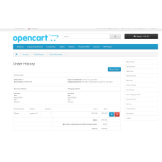 Opencart üçün Təkrar Sifariş (Yenidən Sifariş)