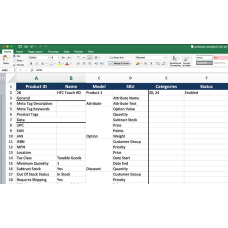 Експорт - Iмпорт категорій, товарів, в Excel файл
