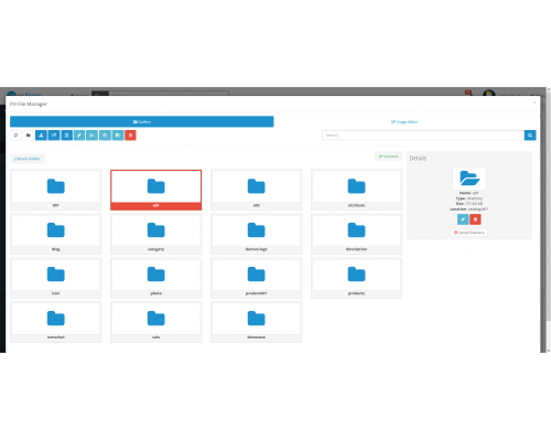 Opencart File Manager Pro