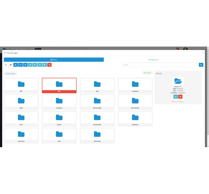 Менеджер файлів Opencart File Manager Pro Менеджер файлів Opencart File Manager Pro