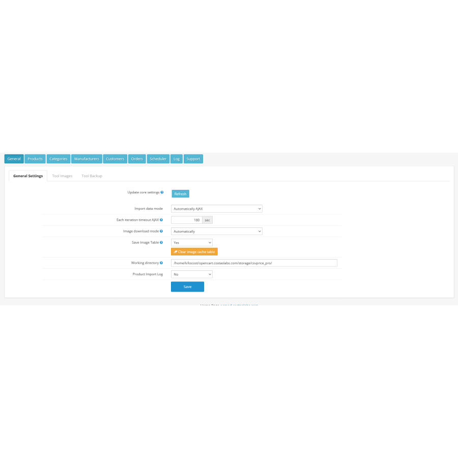 CSV Price Pro import/export module for OpenCart 1.5