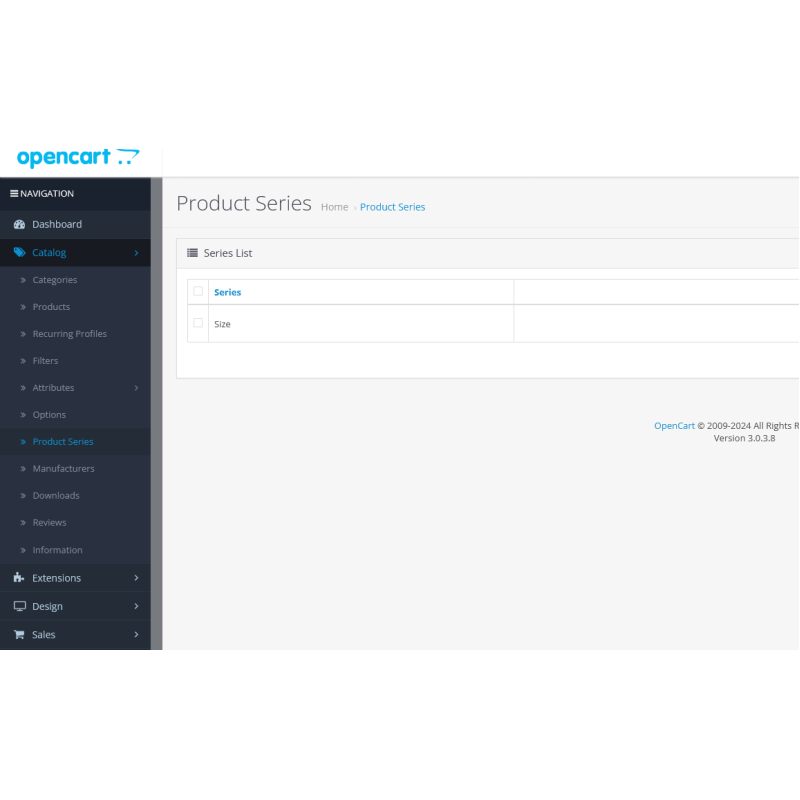 Модуль Серії продуктів (Варіації товарів)