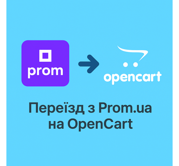 Migracja sklepu internetowego do OpenCart z przekierowaniami, Prom.ua Migracja z Prom.ua do OpenCart