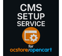 Professional turnkey setup of ocStore and OpenCart