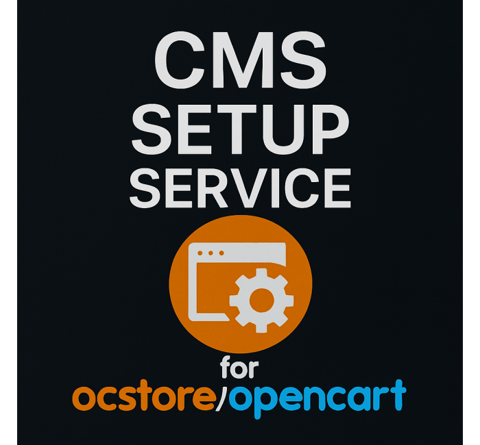 Професійне налаштування ocStore та OpenCart під ключ