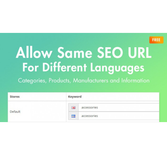 Дозволити ту саму URL-адресу SEO для різних мов (OC3.0x) Дозволити ту саму URL-адресу SEO для різних мов (OC3.0x)