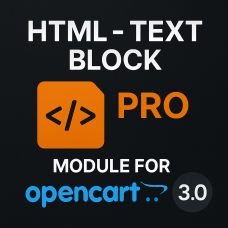 Opencart üçün HTML Mətn Bloku PRO