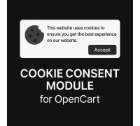Модуль сповіщення про cookies для OpenCart