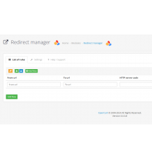 Менеджер редіректів - Redirect manager