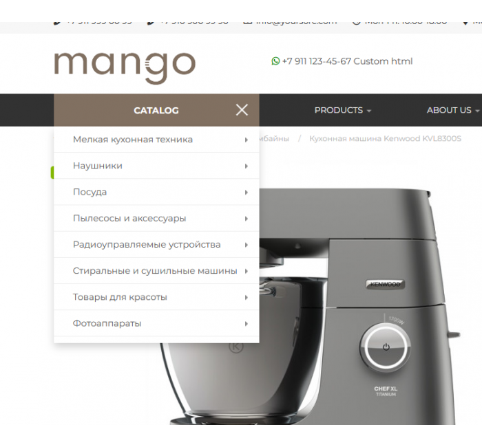 Mango adalah template responsif universal untuk OpenCart 3, ocStore 3 + Mulai cepat Mango adalah template responsif universal untuk OpenCart 3, ocStore 3 + Mulai cepat