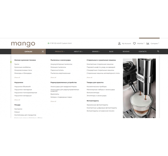 Mango adalah template responsif universal untuk OpenCart 3, ocStore 3 + Mulai cepat Mango adalah template responsif universal untuk OpenCart 3, ocStore 3 + Mulai cepat