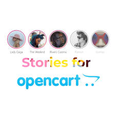 Opencart Story - Сторіс як в Instagram
