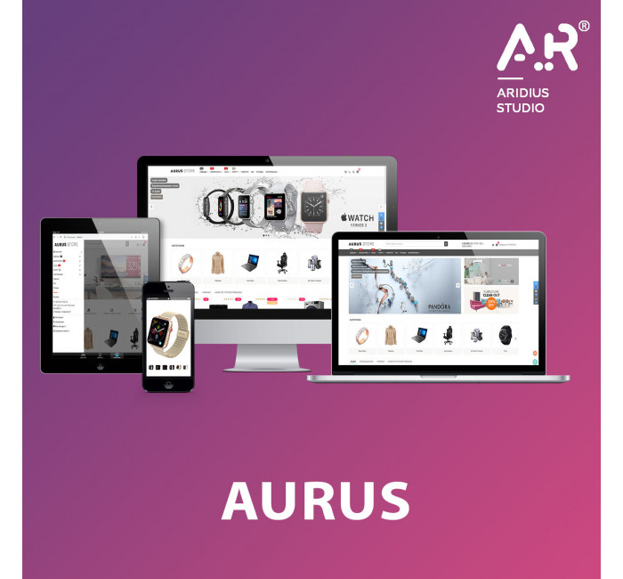 Aurus — універсальний адаптивний шаблон для інтернет-магазину на OpenCart Aurus — адаптивний універсальний шаблон для OpenCart