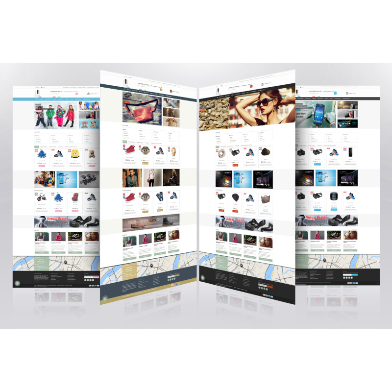 Royal — універсальний адаптивний шаблон для Opencart з 4 схемами та модулями