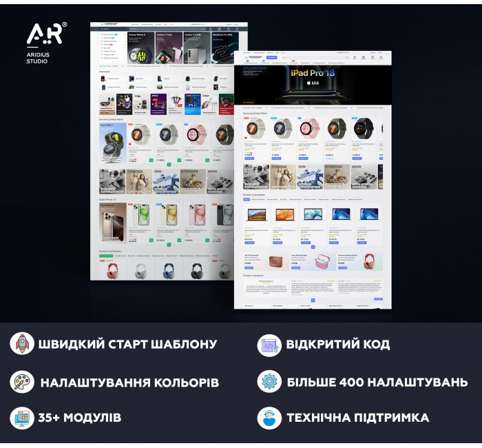 TopShop — template untuk membuat toko online modern Template Responsif TopShop untuk OpenCart dan ocStore dengan Modul